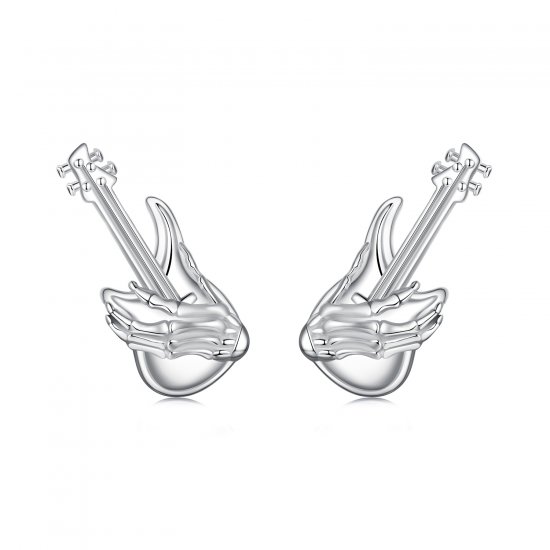 Pendientes de mano de esqueleto estilo PANDORA - SCE1806 - Haga click en la imagen para cerrar