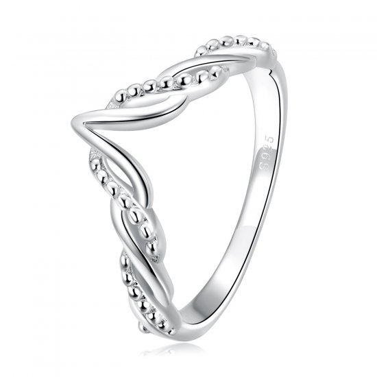 Anillo estilo Tiara de Pandora con forma de Rama de Deseos - BSR258 - Haga click en la imagen para cerrar