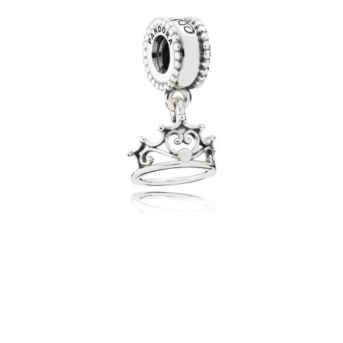 Charm colgante Disney Ariel Tiara Plata PANDORA