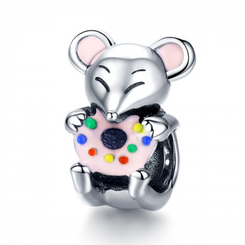 Pandora Estilo Charm de Plata con Pequeño Ratón - SCC1318