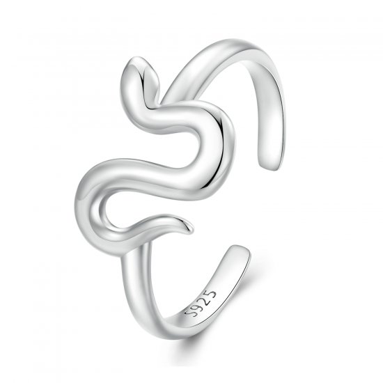 Anillo abierto estilo serpiente en estilo Pandora - SCR926 - Haga click en la imagen para cerrar