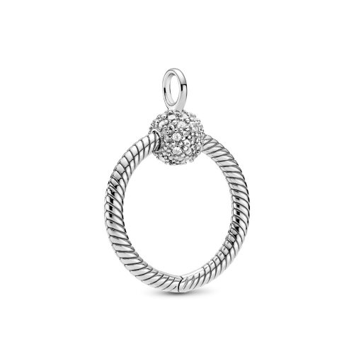 Colgante Pandora Moments pequeño con pavé O - 399097C01