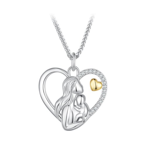 Collar estilo Pandora de Profundo Amor entre Madre e Hijo - SCN498