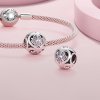 Charm estilo Pandora con huella de pata - SCC2578