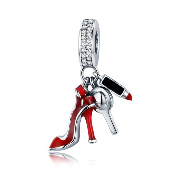 Pendiente colgante estilo Pandora de plata - SCC457 para vestir sexy - Haga click en la imagen para cerrar