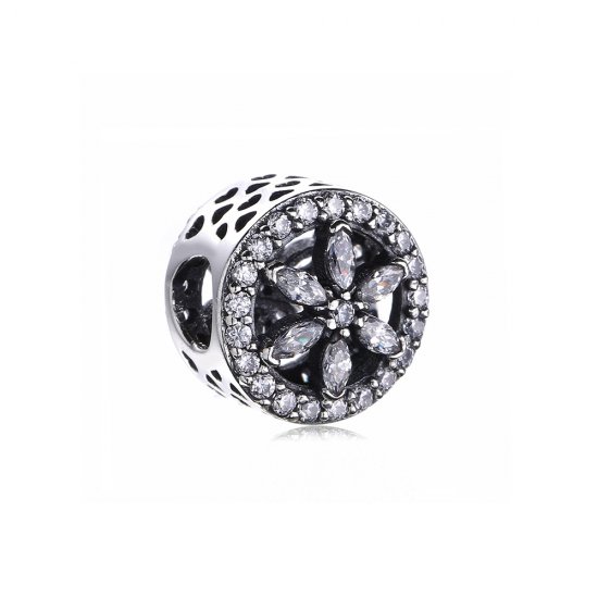 Charm en plata de ley Copo de nieve PANDORA - Haga click en la imagen para cerrar