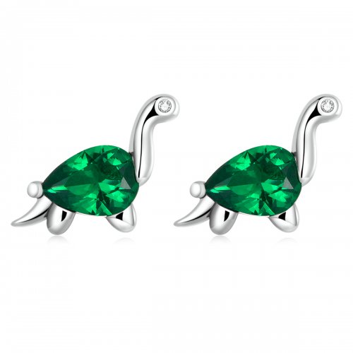 Estilo Pandora Divertidos Pendientes de T-Rex - SCE1379