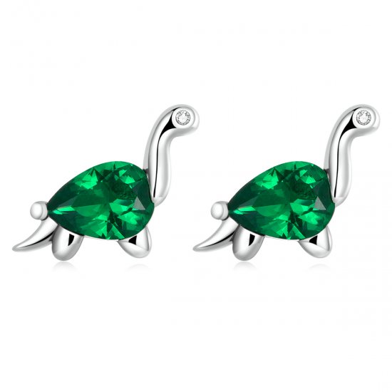 Estilo Pandora Divertidos Pendientes de T-Rex - SCE1379 - Haga click en la imagen para cerrar