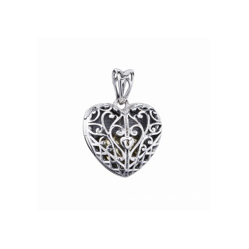 Colgantes en plata de ley corazon vintage PANDORA