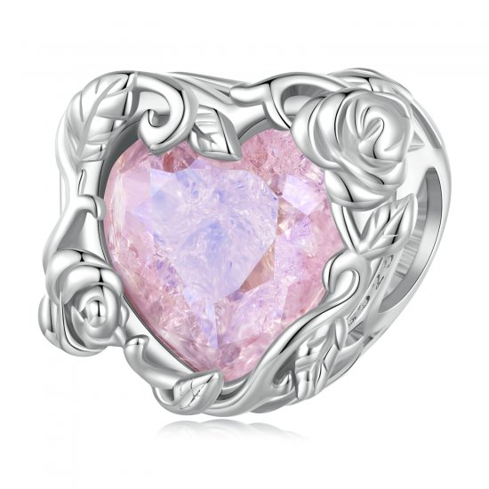 Charm de corazón de amor estilo Pandora - BSC836 - Haga click en la imagen para cerrar