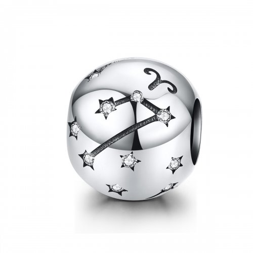 Charm de Aries en plata estilo Pandora - SCC1218-1