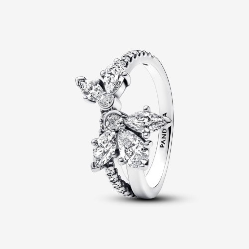 Anillo Pandora Herbario Brillante Asimétrico - 193023C01