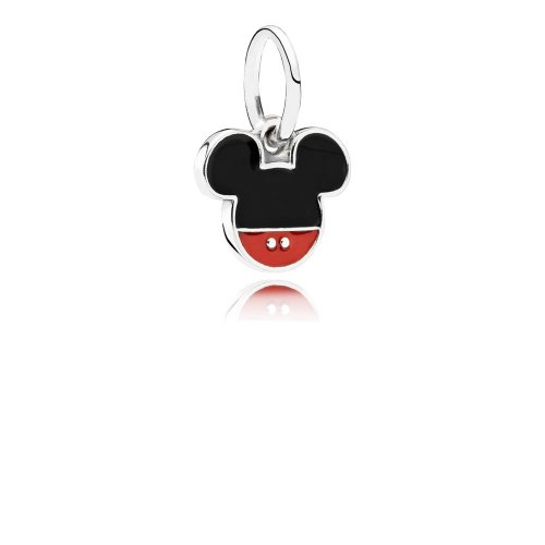 Charm colgante en plata de ley Icono Mickey - PANDORA