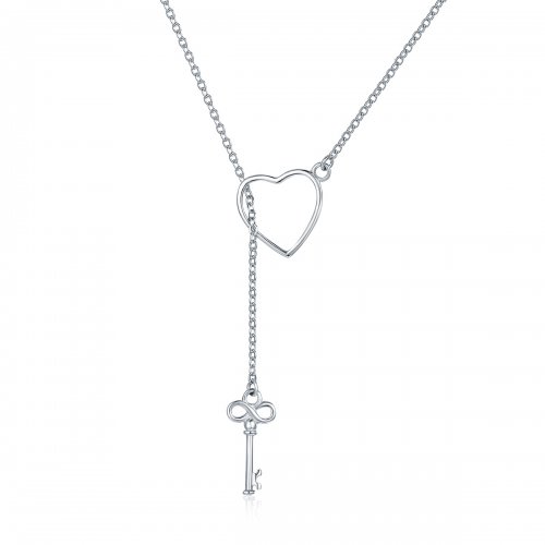 Collar estilo Pandora de Plata Abre tu Corazón - SCN107