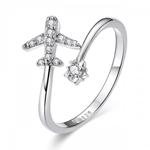 Anillo abierto de plata estilo Pandora Faraway - SCR623