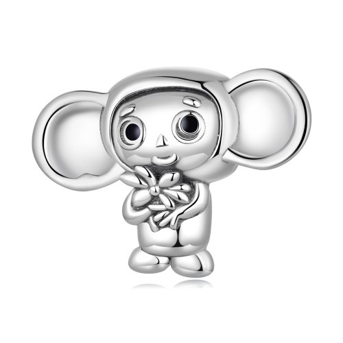 Charm estilo Pandora de mono de orejas grandes - SCC2387