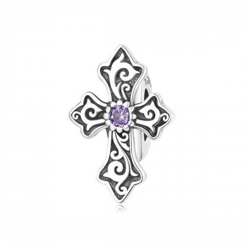 Pandora Estilo Retro Patrón Cruz Encanto - BSC583