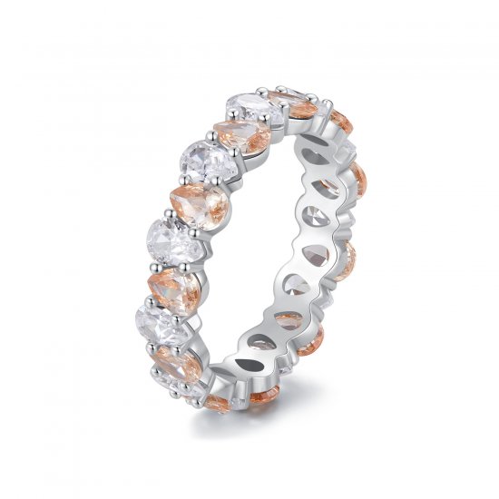 Anillo Brillante Estilo Pandora - BSR477 - Haga click en la imagen para cerrar