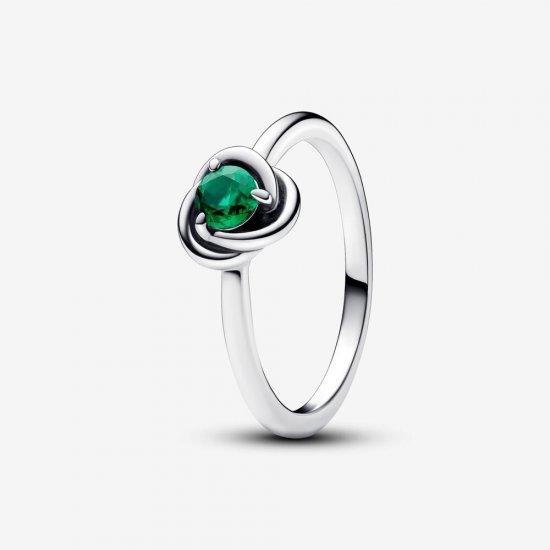 Anillo Pandora Círculo Eternity Verde - 192993C05 - Haga click en la imagen para cerrar