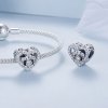 Charm de iris vintage estilo PANDORA - BSC1022