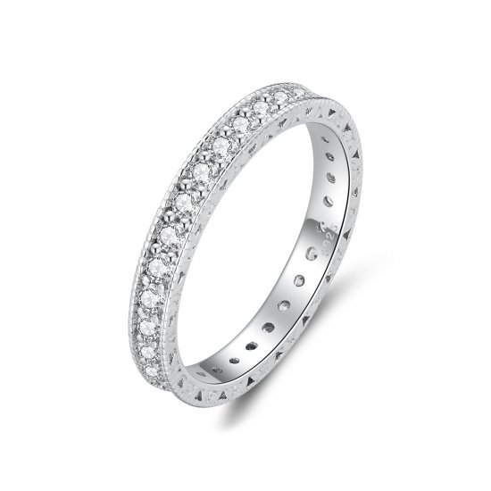 Estilo Pandora Anillo Brillante - BSR462 - Haga click en la imagen para cerrar