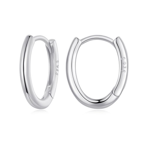Pendientes ovalados estilo PANDORA - BSE1015-A