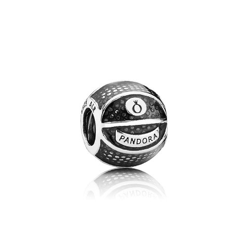 Charm Baloncesto, esmalte transparente PANDORA