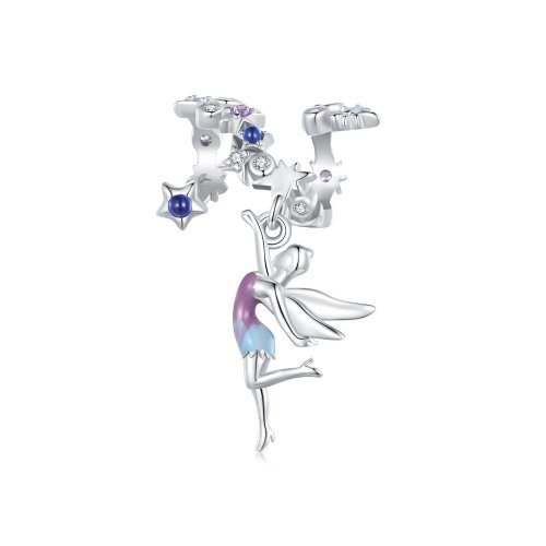 Pulsera estilo Pandora con encanto de Elfos del Día y la Noche - SCC2552