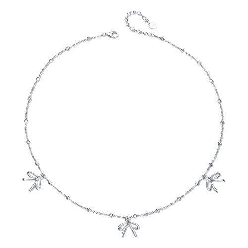 Collar con lazo estilo PANDORA - SCN529