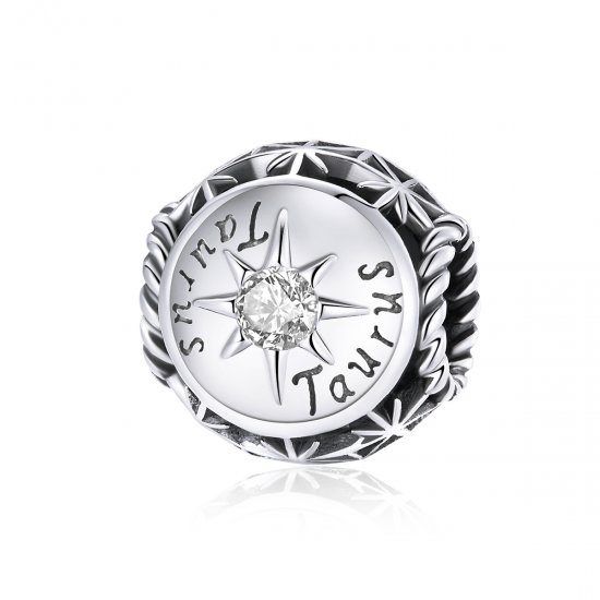Estilo Pandora - Encanto brillante de Tauro - SCC1725-2 - Haga click en la imagen para cerrar