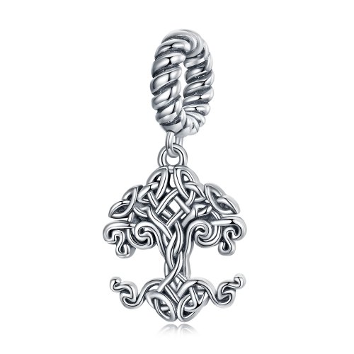 Dije estilo Pandora con colgante de árbol de la vida - SCC2360