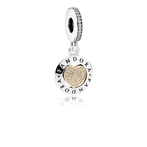Charm colgante Corazón Logo PANDORA