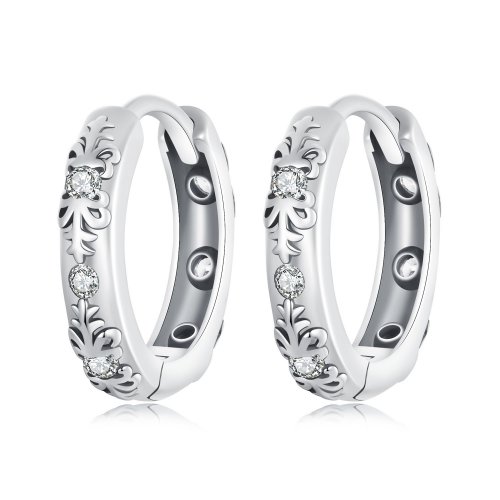 Pendientes con diseño retro estilo PANDORA - SCE1701