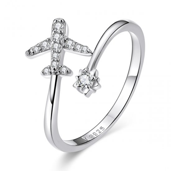 Anillo abierto de plata estilo Pandora Faraway - SCR623 - Haga click en la imagen para cerrar