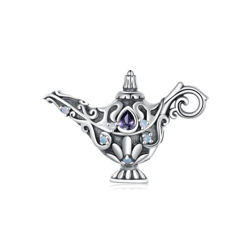 Charm estilo Pandora de lámpara mágica de deseos - BSC893