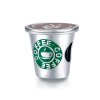 Charm estilo Pandora de plata con diseño de café - SCC1545