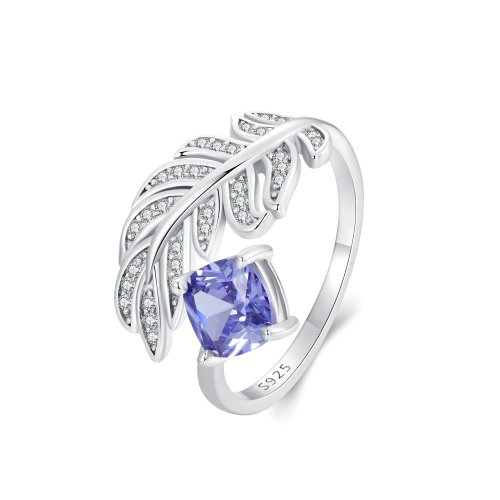 Anillo de plumas estilo PANDORA - BSR518-E