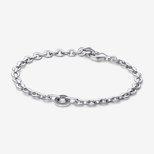 Pulsera Cadena Gruesa Pavé Pandora Signature - 592777C01