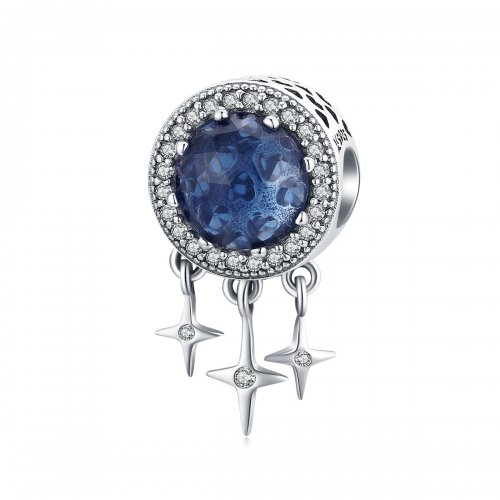 Charm Pandora estilo plata con estrella azul - SCC1432
