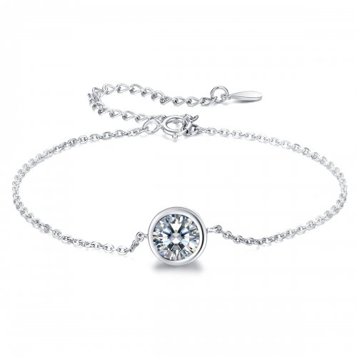 Pulsera deslizante de cadena simple estilo Pandora en plata - SCB157
