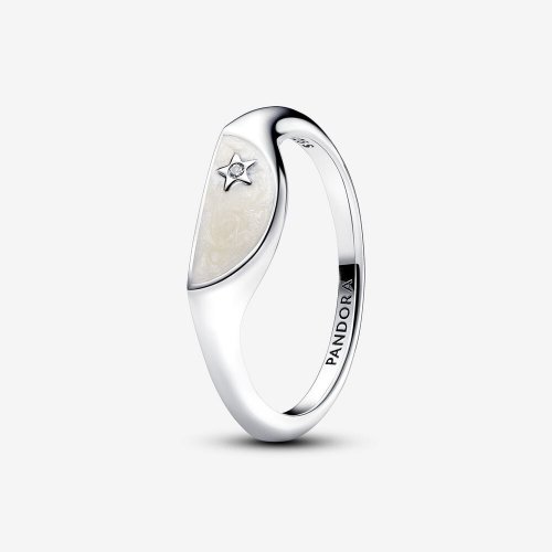 Anillo Pandora ME Mitad Sello Esmaltado - 193325C01