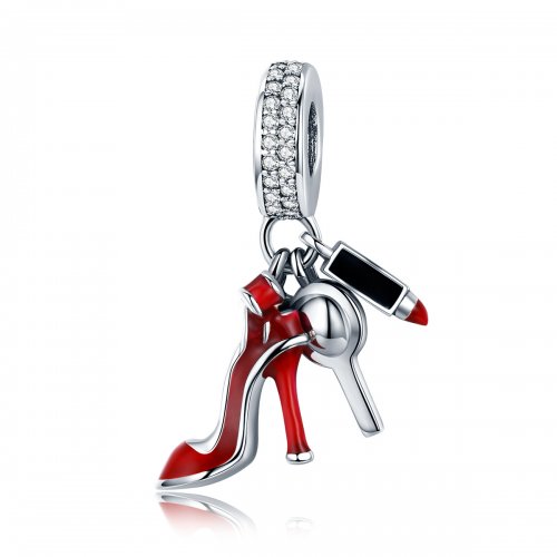 Pendiente colgante estilo Pandora de plata - SCC457 para vestir sexy