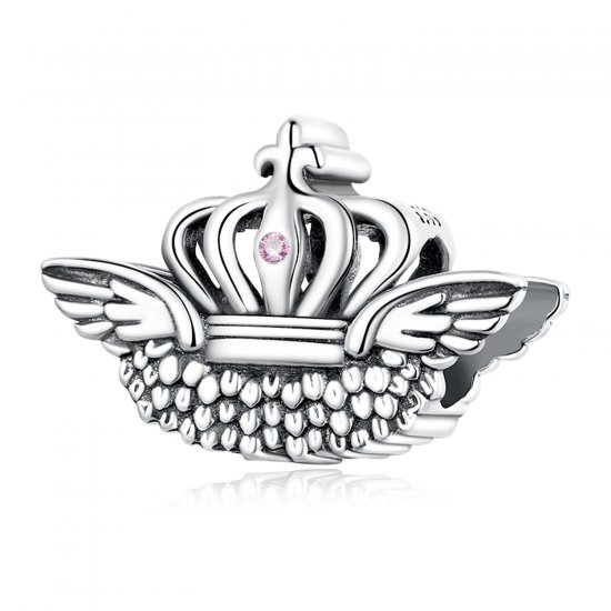 Encanto de Corona Delicada de Estilo Pandora - SCC2260 - Haga click en la imagen para cerrar