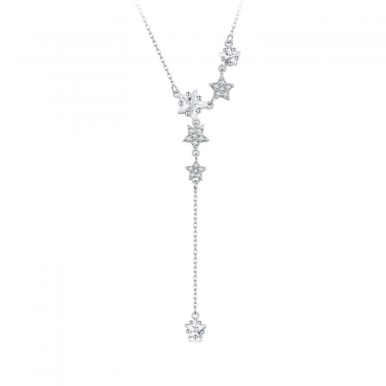 Collar de estrella estilo PANDORA - BSN368 - Haga click en la imagen para cerrar