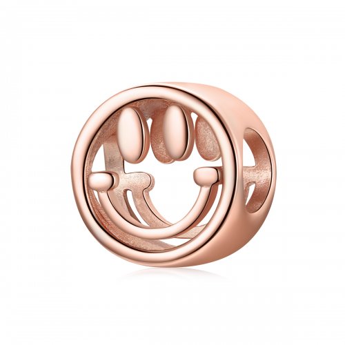 Charm de la suerte estilo Pandora en color oro rosa - SCC1787