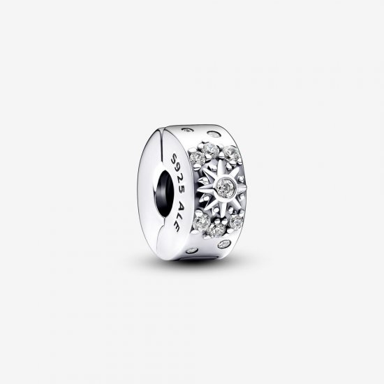 Clip de plata de ley con diseño de sol y luna de Pandora - 792841C01 - Haga click en la imagen para cerrar