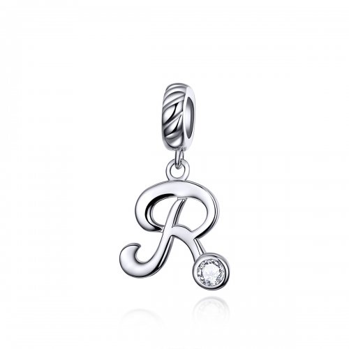 Pandora Estilo Colgante de Plata con Letra R - SCC1183-R