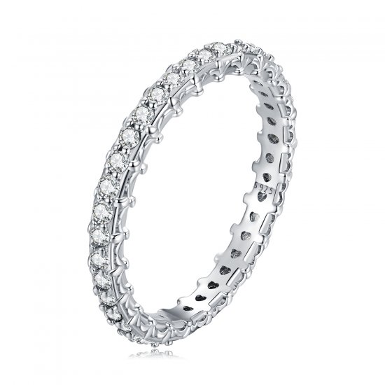 Anillo de Zirconio con Patrón de Estilo Pandora y Colorido - BSR277 - Haga click en la imagen para cerrar