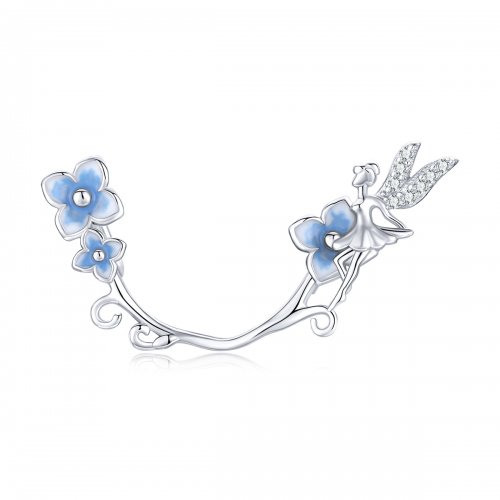Amuleto de estilo Pandora con diseño de espíritu floral - BSC391