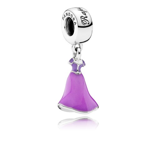 Charm colgante en plata de ley Vestido de Rapunzel - PANDORA